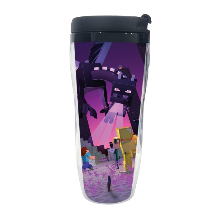 Minecraft Anime double-layer insulated water bottle and cup 350ML
