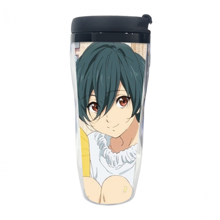 Swimming Department Anime double-layer insulated water bottle and cup 350ML