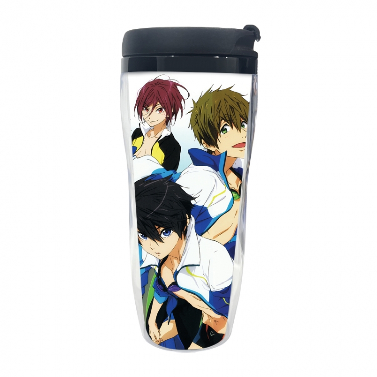 Swimming Department Anime double-layer insulated water bottle and cup 350ML