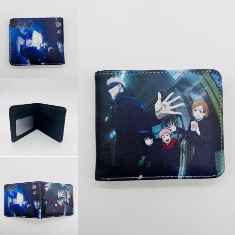 Jujutsu Kaisen  Full color Two fold short card case wallet 11X9.5CM