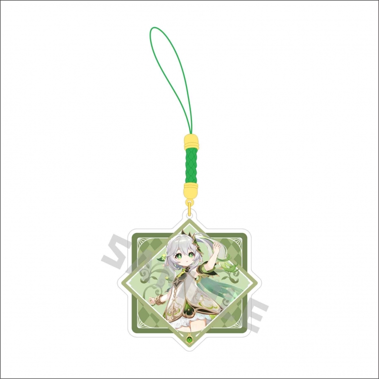 Genshin Impact Anime peripheral acrylic keychain pendant price for 5 pcs 
