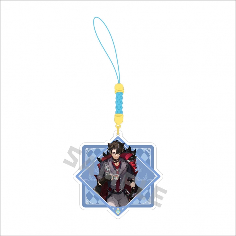 Genshin Impact Anime peripheral acrylic keychain pendant price for 5 pcs 