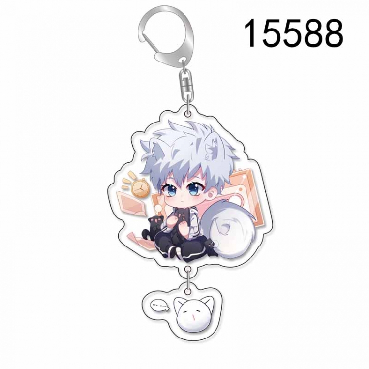 Time agent Anime acrylic Pendant Key Chain  price for 5 pcs