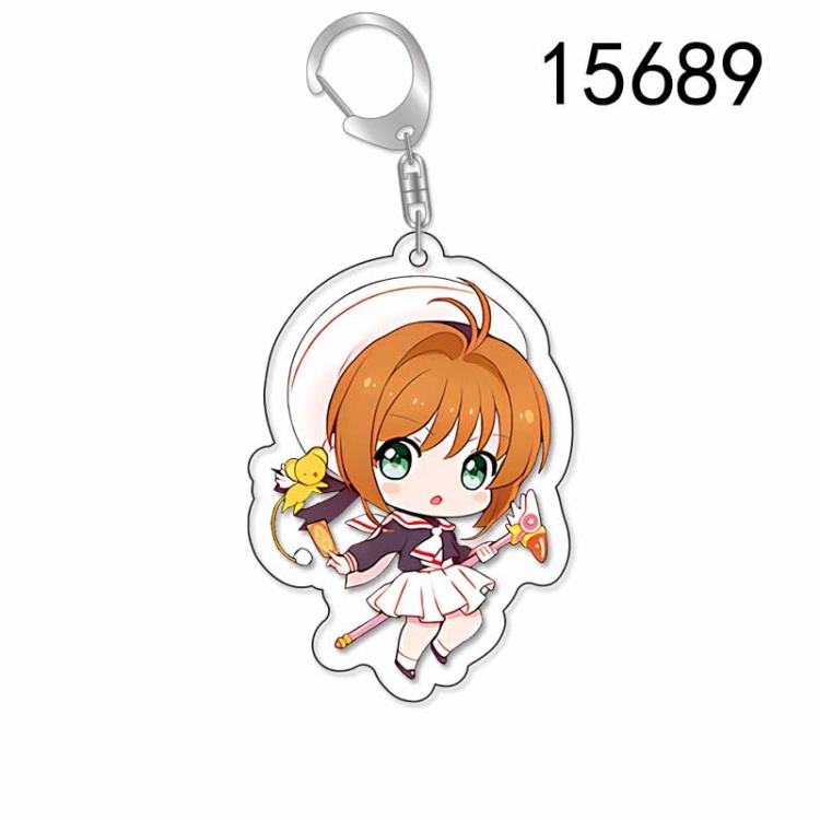 Card Captor Sakura Anime Acrylic Keychain Charm price for 5 pcs