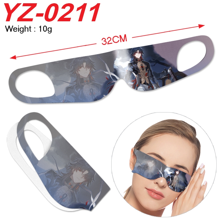 Honkai: Star Rail  Anime digital printed eye mask 32cm price for 5 pcs