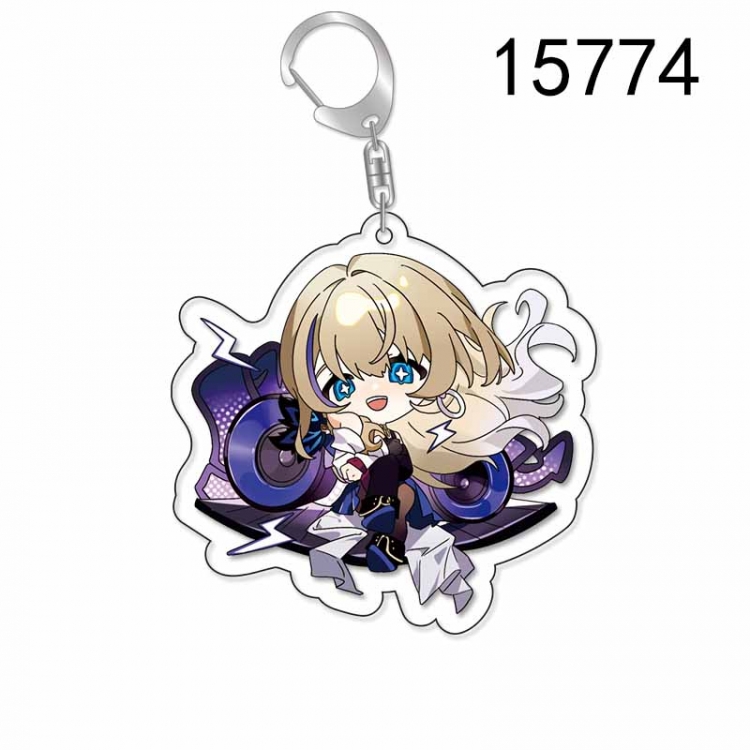 Honkai: Star Rail Anime Acrylic Keychain Charm price for 5 pcs