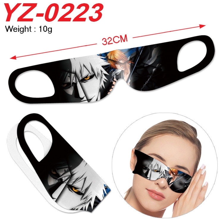 Bleach Anime digital printed eye mask eye patch 32cm price for 5 pcs
