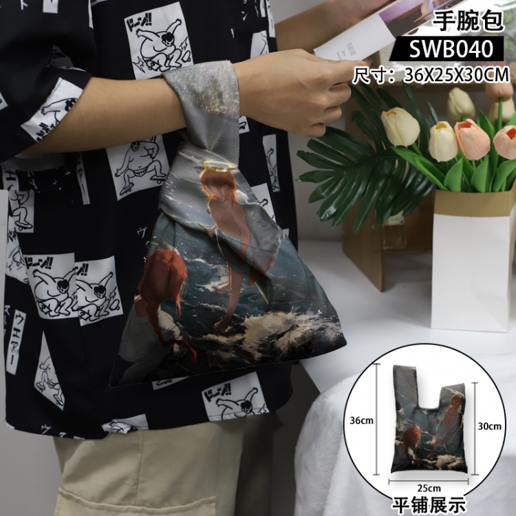 Chainsawman Anime peripheral wrist bag 36x25x30cm