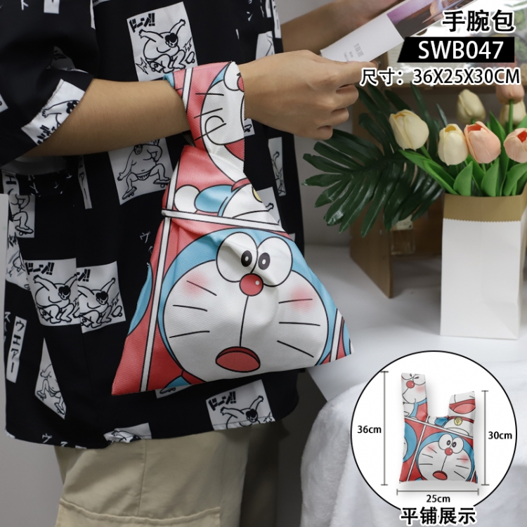 Doraemon Anime peripheral wrist bag 36x25x30cm