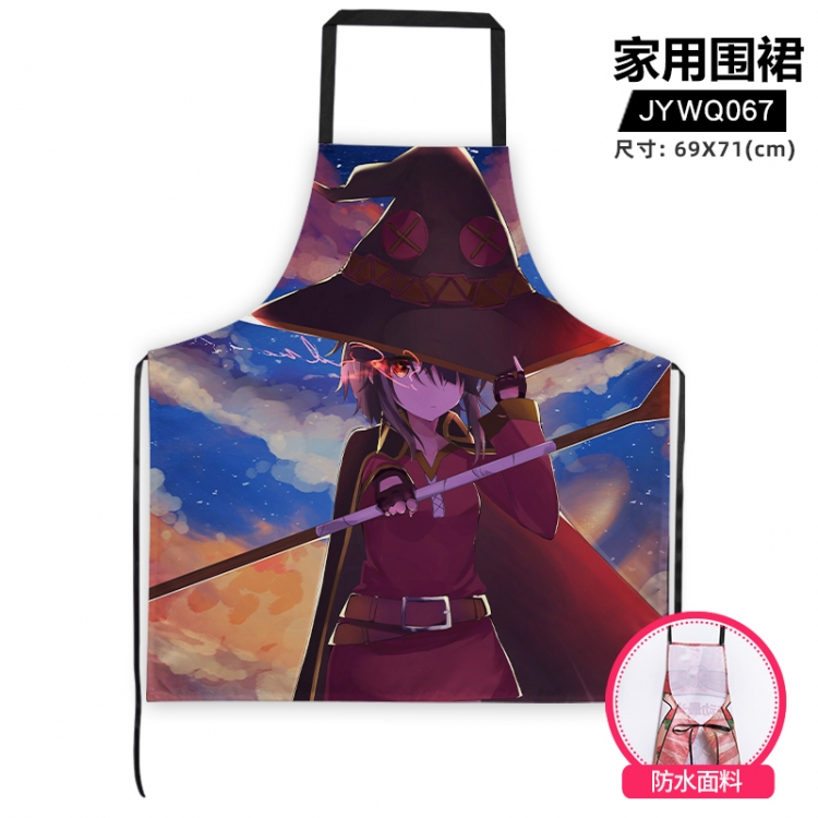 Blessings for a better world Anime adult household apron 69X71cm