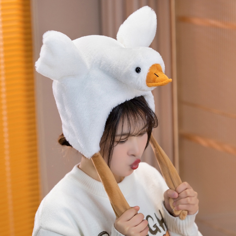 Stupid Goose Voice Tiktok animal series rabbit ear hat can move or not shine when pinching the ear price for 2 pcs