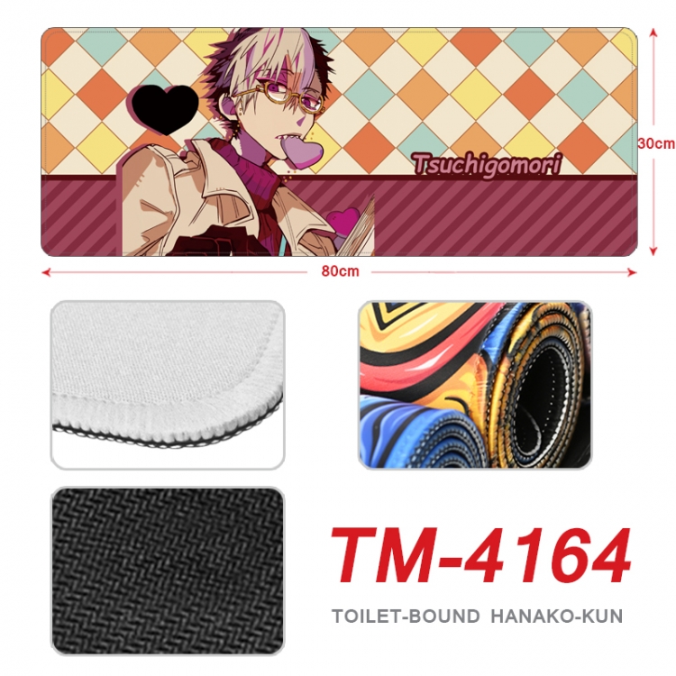 Toilet-bound Hanako-kun Anime peripheral new lock edge mouse pad 80X30cm  