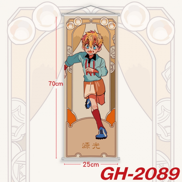 Toilet-bound Hanako-kun Plastic Rod Cloth Small Hanging Canvas Painting Wall Scroll 25x70cm price for 5 pcs