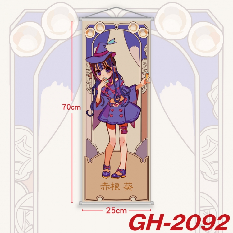 Toilet-bound Hanako-kun Plastic Rod Cloth Small Hanging Canvas Painting Wall Scroll 25x70cm price for 5 pcs