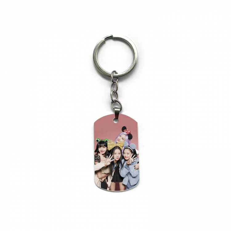BLACK PINK Anime double-sided full-color printed keychain price for 5 pcs