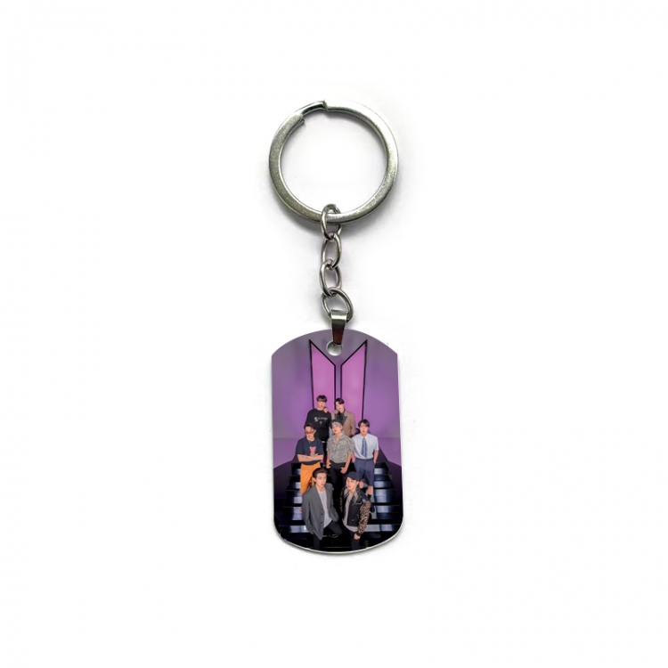 BTS Anime double-sided full-color printed keychain price for 5 pcs