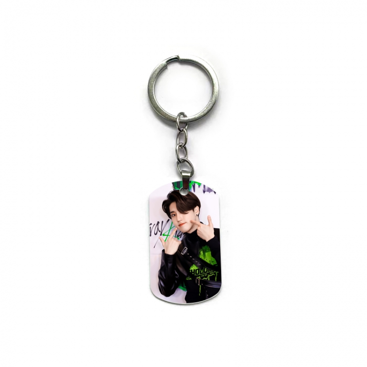 stray-kids Anime double-sided full-color printed keychain price for 5 pcs