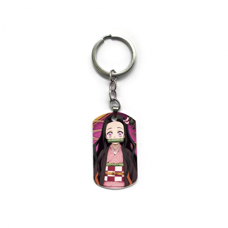 Demon Slayer Kimets Anime double-sided full-color printed keychain price for 5 pcs
