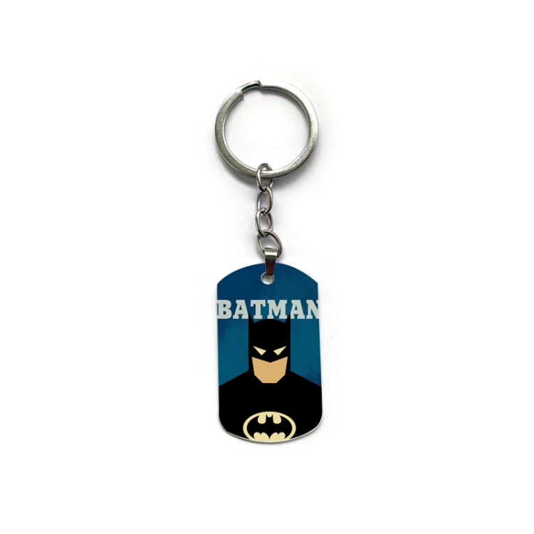Batman Anime double-sided full-color printed keychain price for 5 pcs