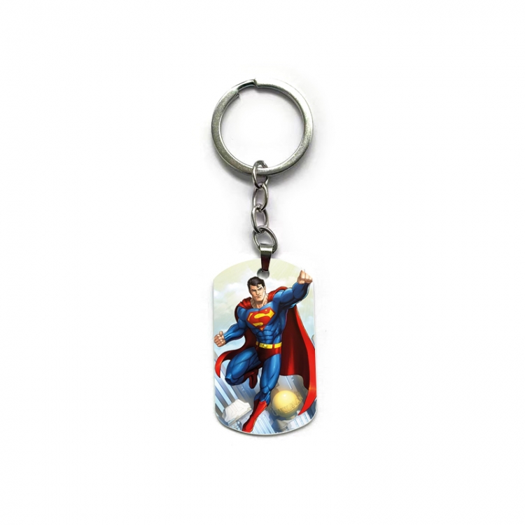 Superman Anime double-sided full-color printed keychain price for 5 pcs