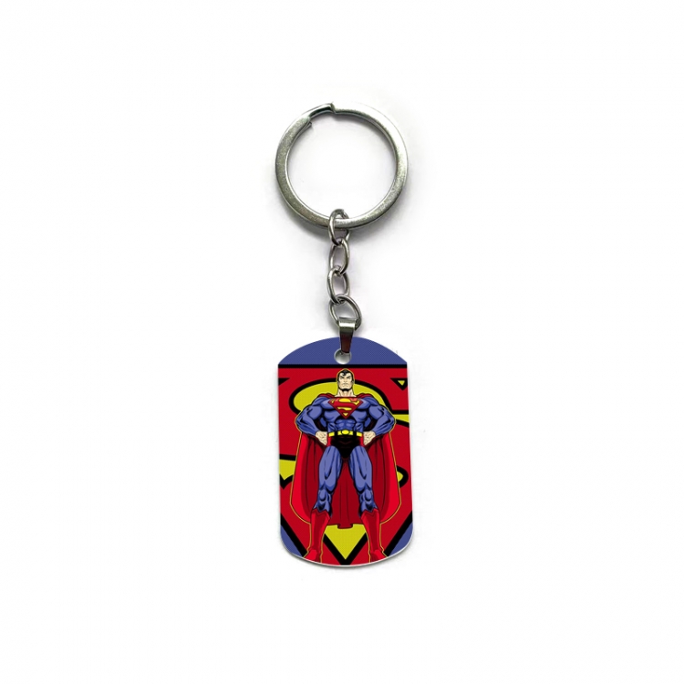 Superman Anime double-sided full-color printed keychain price for 5 pcs