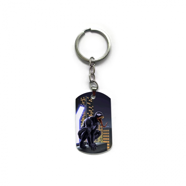 venom Anime double-sided full-color printed keychain price for 5 pcs