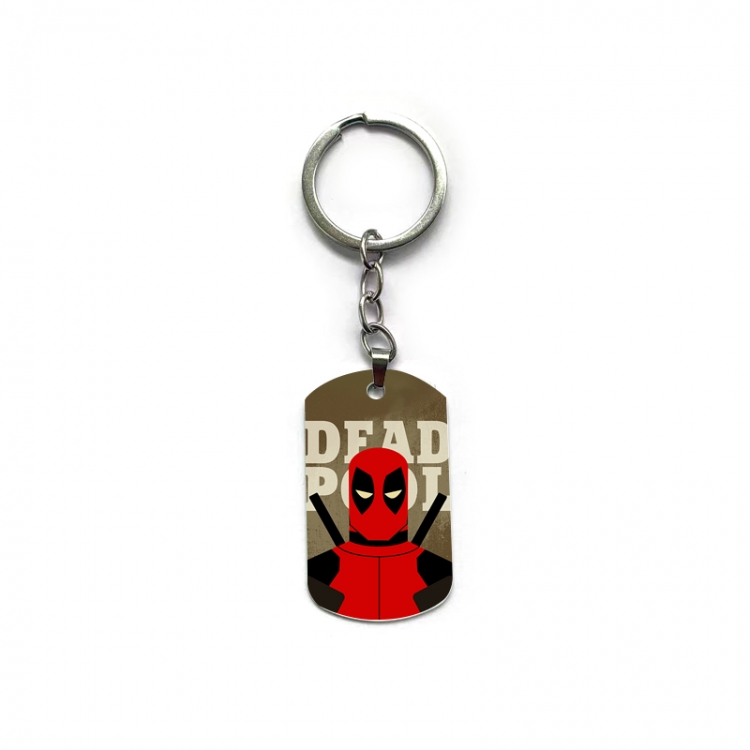 Deadpool Anime double-sided full-color printed keychain price for 5 pcs