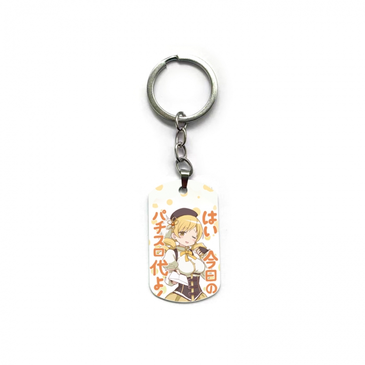 Magical Girl Madoka of the Magus Anime double-sided full-color printed keychain price for 5 pcs
