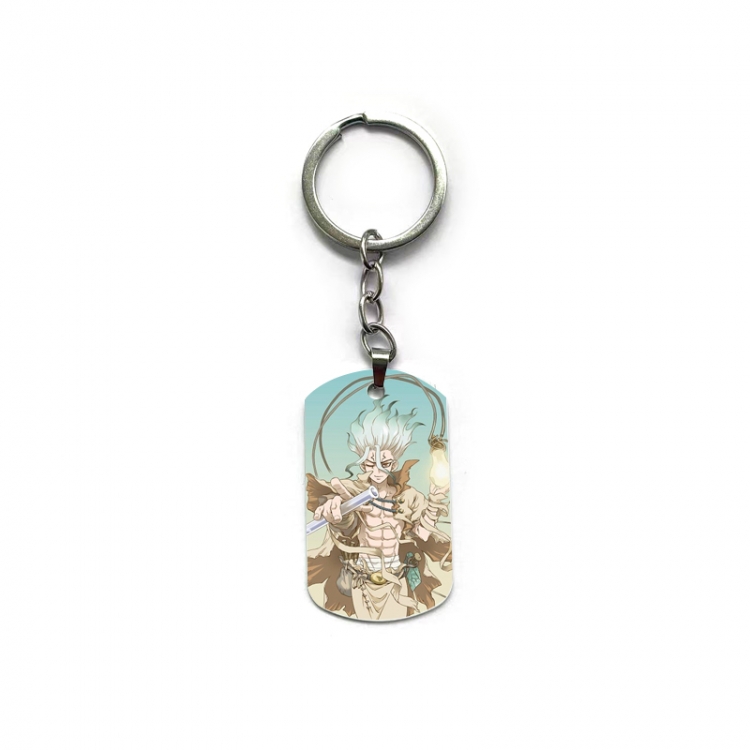 Dr.STONE  Anime double-sided full-color printed keychain price for 5 pcs