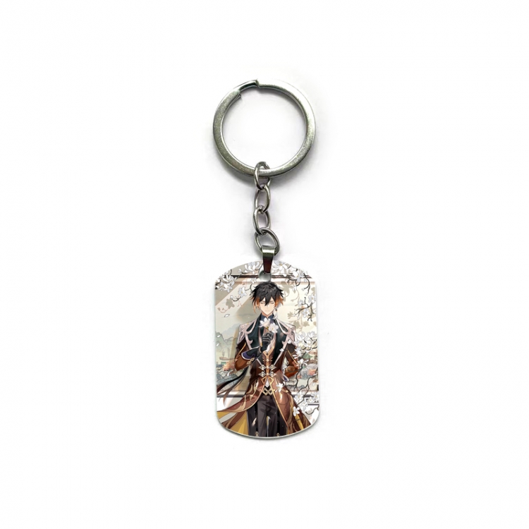 Genshin Impact Anime double-sided full-color printed keychain price for 5 pcs