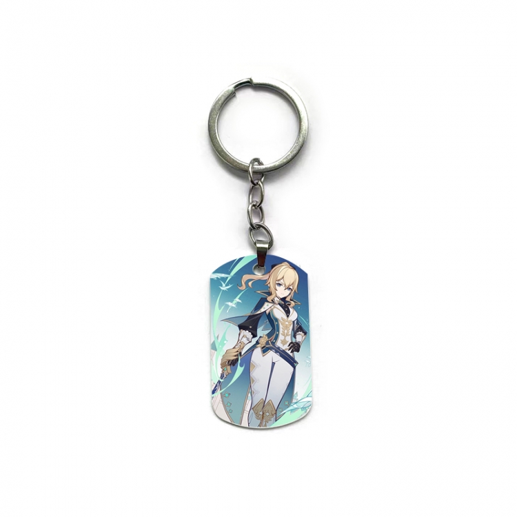 Genshin Impact Anime double-sided full-color printed keychain price for 5 pcs