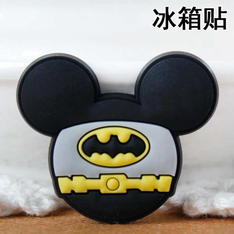 Batman Soft rubber material refrigerator decoration magnet magnetic sticker 3-5 cm  price for 10 pcs
