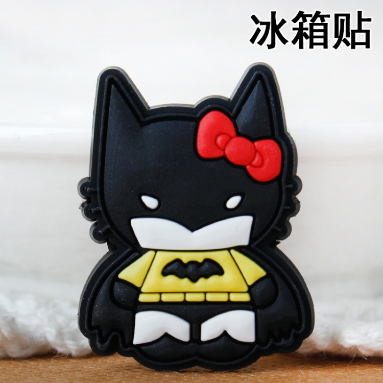 Batman Soft rubber material refrigerator decoration magnet magnetic sticker 3-5 cm  price for 10 pcs