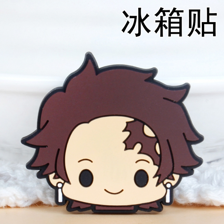 Demon Slayer Kimets Soft rubber material refrigerator decoration magnet magnetic sticker 3-5 cm  price for 10 pcs