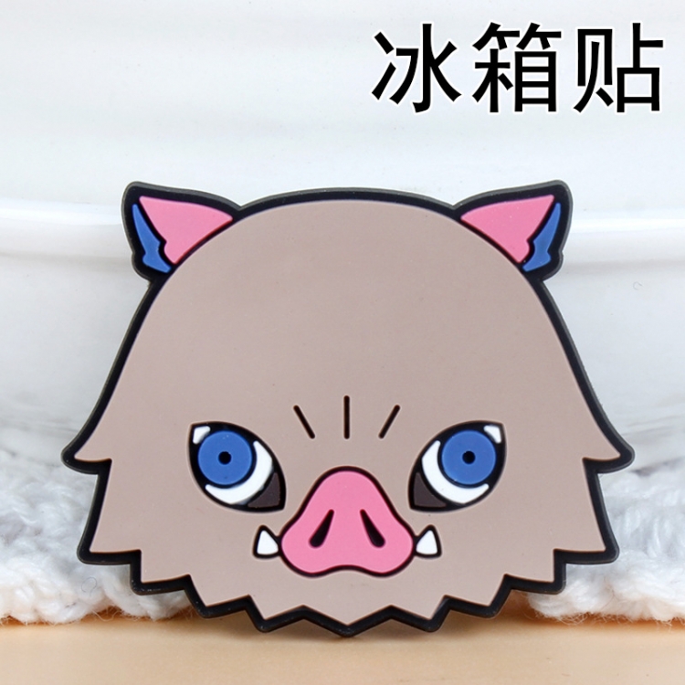 Demon Slayer Kimets Soft rubber material refrigerator decoration magnet magnetic sticker 3-5 cm  price for 10 pcs