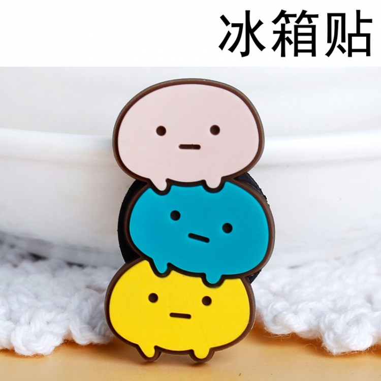 Corner creatures Soft rubber material refrigerator decoration magnet magnetic sticker 3-5 cm  price for 10 pcs