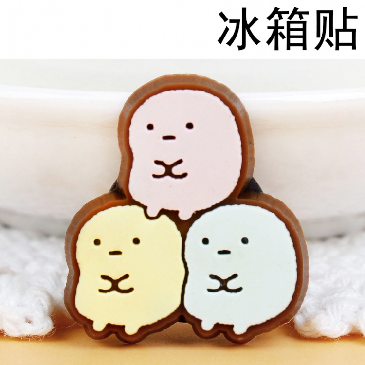 Corner creatures Soft rubber material refrigerator decoration magnet magnetic sticker 3-5 cm  price for 10 pcs