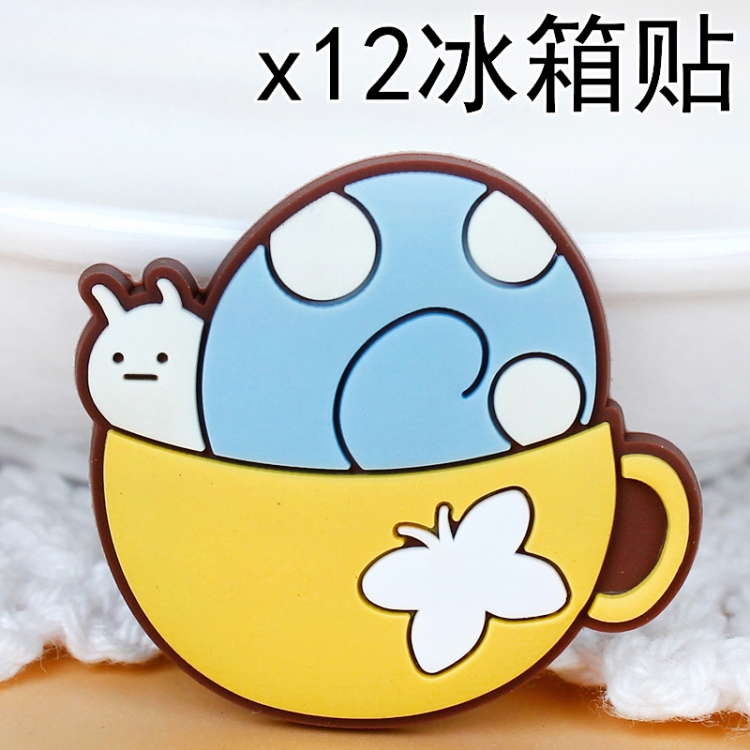 Corner creatures Soft rubber material refrigerator decoration magnet magnetic sticker 3-5 cm  price for 10 pcs