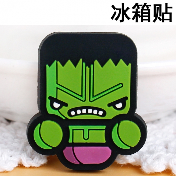 The Hulk Soft rubber material refrigerator decoration magnet magnetic sticker 3-5 cm  price for 10 pcs