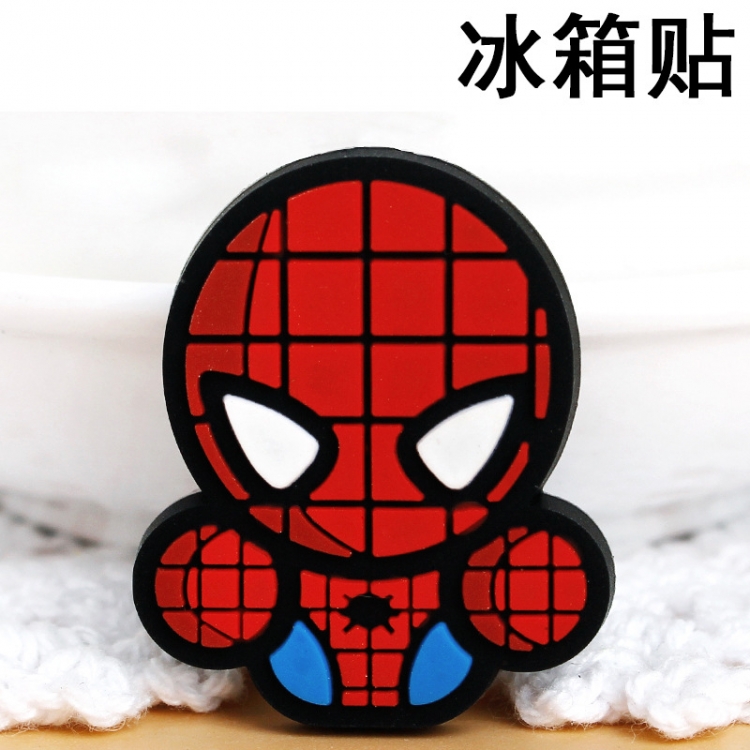 Spiderman Soft rubber material refrigerator decoration magnet magnetic sticker 3-5 cm  price for 10 pcs