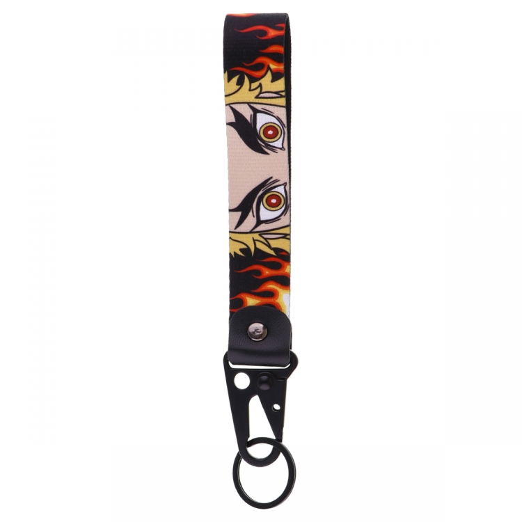 Demon Slayer Kimets Eagle beak keychain bag hanging piece leather rope hanging rope 9x2.5cm 30G price for 5 pcs HX8671