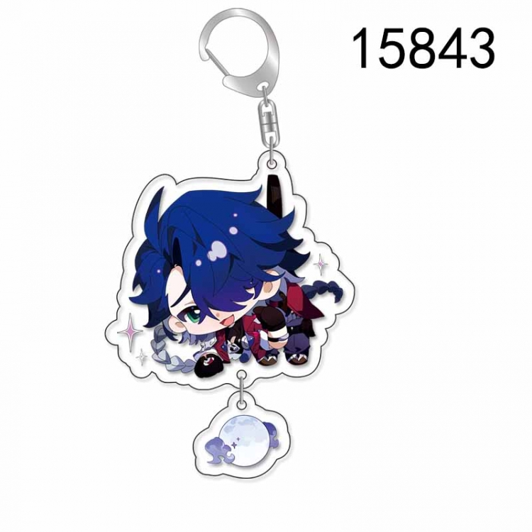 Honkai: Star Rail Anime acrylic Pendant Key Chain  price for 5 pcs