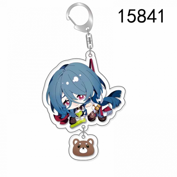 Honkai: Star Rail Anime acrylic Pendant Key Chain  price for 5 pcs