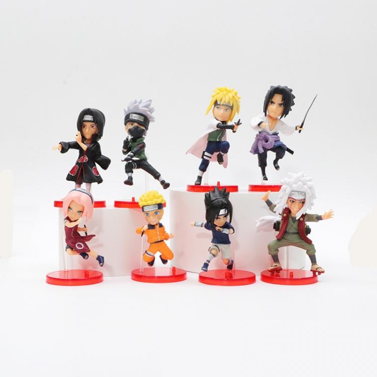 Naruto Bagged Figure Decoration Model 7cm a set of 8