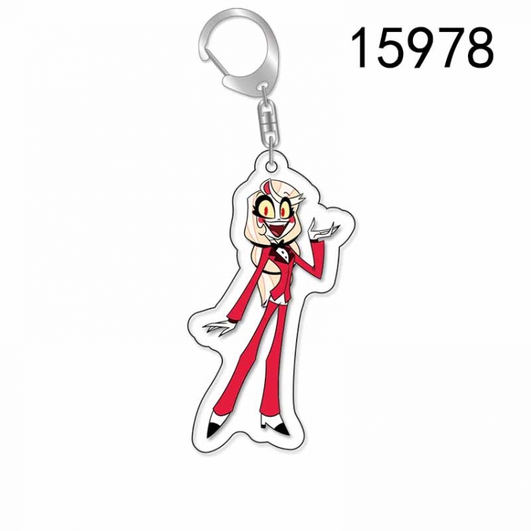 Hell Inn Anime Acrylic Keychain Charm price for 5 pcs 15978