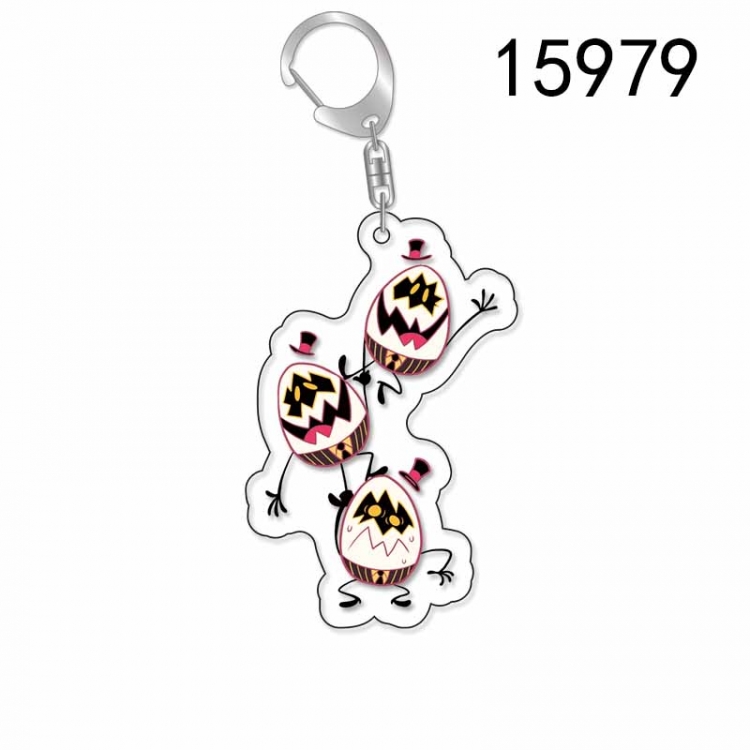 Hell Inn Anime Acrylic Keychain Charm price for 5 pcs 15979