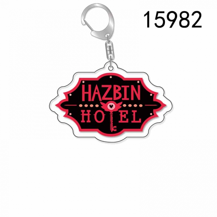 Hell Inn Anime Acrylic Keychain Charm price for 5 pcs 15982