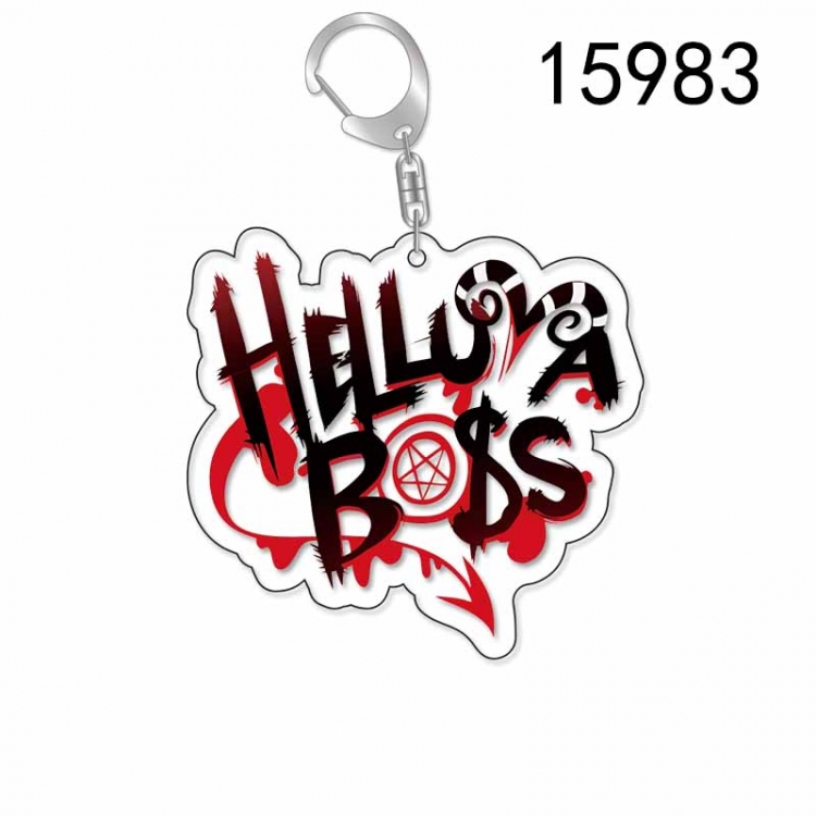 Hell Inn Anime Acrylic Keychain Charm price for 5 pcs 15983
