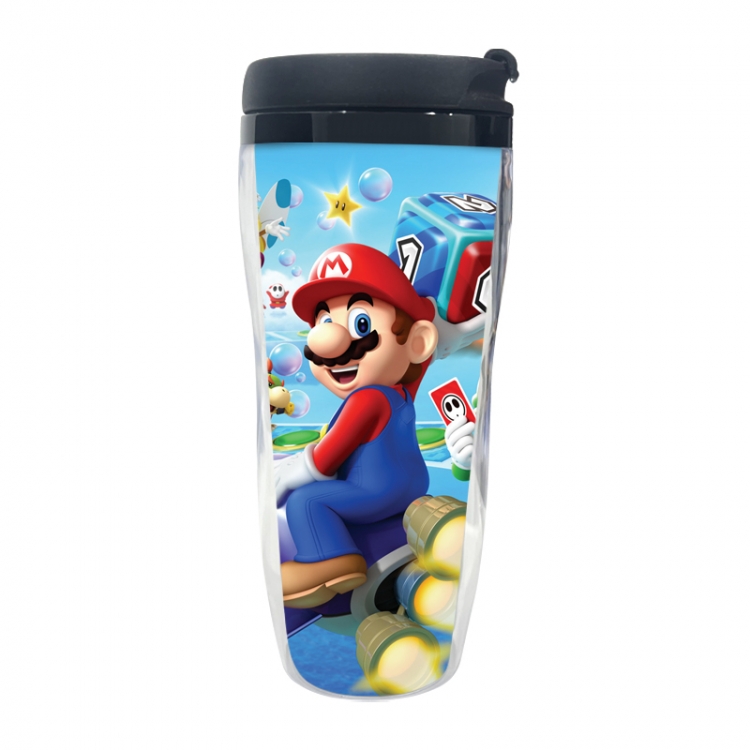  Super Mario Anime double-layer insulated water bottle and cup 350ML