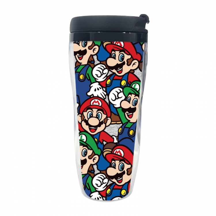  Super Mario Anime double-layer insulated water bottle and cup 350ML
